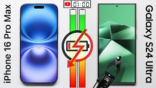 iPhone 16 Pro Max vs Galaxy S24 Ultra Battery Test [upl. by Geraldine523]