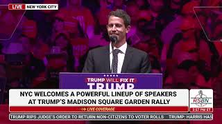 FULL SPEECH Tony Hinchcliffe Delivers Remarks at Madison Square Garden [upl. by Nwahsiek536]