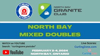 SandhamCraig vs DeGagneBreadmore  Draw 6  Curling Stadium North Bay Doubles 2 [upl. by Nylleoj806]