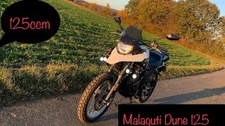 Adventure Malaguti Dune 125ccm Vorstellung  Test Deutsch  Sound Test  B196 Einsteiger [upl. by Pellegrini]