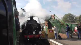 LSWR S15 Class No 506 Arrivals Medstead and Four Marks from Alresford Hampshire [upl. by Velma834]