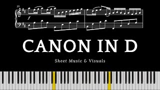 Canon In D Pachelbels Canon  Piano Tutorial [upl. by Aniral]