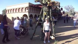 Tree Man at Arizona Renaissance Festival 2112012 [upl. by Akilat]