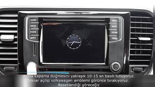 Volkswagen MediaRadyo SıfırlamaResetleme Volkswagen Media Radyo Sıfırlama Resetleme [upl. by Wurtz]