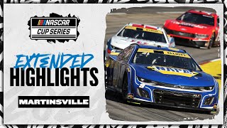 NASCAR Official Extended Highlights Controversial Martinsville finish sets the Champ 4 field [upl. by Sisco]