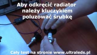 Test żarówki LED H7 4000LM Philips Luxeon ZES Canbus [upl. by Bonner]