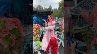 FIRST PLACE 🥇 disney ariel thelittlemermaid diy littlemermaid disney trunkortreat [upl. by Ledniahs959]