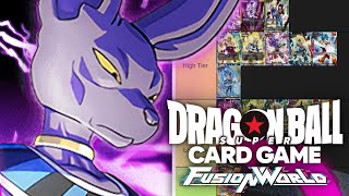 My Final Set 2 Dragon Ball Super Fusion World Tier List [upl. by Hameerak]