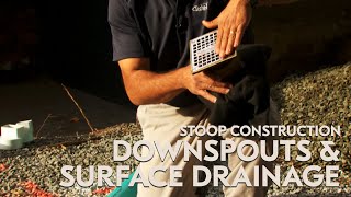 Stoop Construction  Downspouts amp Surface Drainage [upl. by Animsaj]