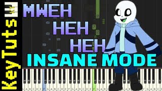 Learn to Play Mweh Heh Heh Sans’ Theme from Underswap  Insane Mode [upl. by Inal538]