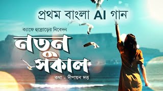 FIRST AI BENGALI SONG I NATUN SAKAL I BENGALI SONG cafehullor [upl. by Eiramenna688]