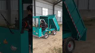 Part 2Electric fourwheel dump truck Hot topics Electric fourwheel flatbed truck Electric [upl. by Lilia]