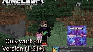 Mcpe resource pack download name action and stuff work in 121 version [upl. by Airoled]