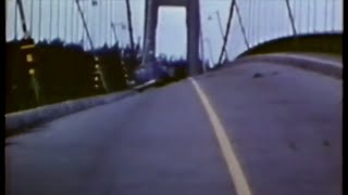 Galloping Gertie The Collapse of the Tacoma Narrows Bridge  1940 silent [upl. by Dlareme757]