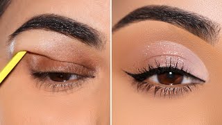 Why you must try this Delicate Lavender HOODED Eyes Makeup [upl. by Lucinda]