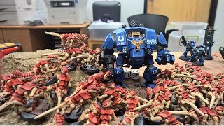 Tyranids vs Primaris Ultramarines 1250 Slow Grow [upl. by Dream232]