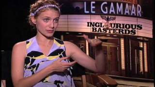 Inglorious Bastards 2009 Melanie Laurent Interview [upl. by Arracat]