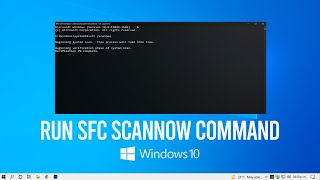 How To Run Sfc Scannow Command In Windows 10 as administrator [upl. by Paluas]