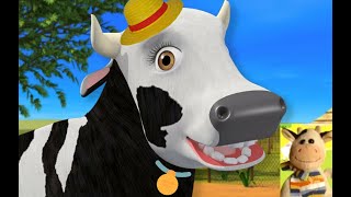 la vaca lola remix  Canciones de La Granja  cow video 😁🐥🐣🌟🐮 [upl. by Navetse]