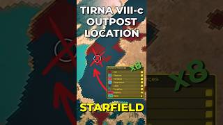 8inone Resources Tirna VIIIc Outpost Location in Starfield [upl. by Stillas211]