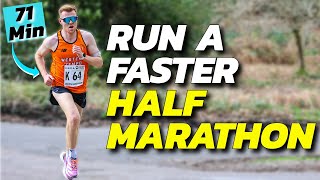 RUN A FASTER HALF MARATHON  5 ULTIMATE Tips [upl. by Philipson]