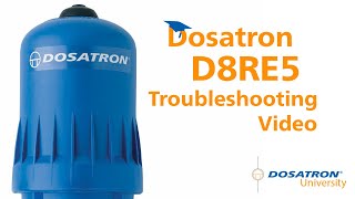 Dosatron D8RE5  40 GPM Troubleshooting Video [upl. by Emanuela457]