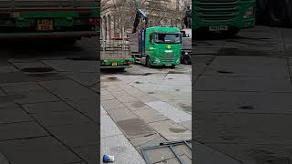 Trafalgar Square Closed off Today While Christmas Tree amp Xmas Installations Removed [upl. by Linet250]