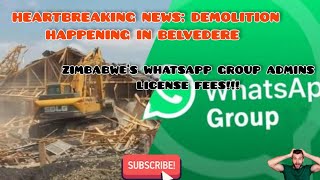 Heartbreaking News Demolition happening in Belvedere 😳😳😠🤔news newzimbabwe [upl. by Carley]