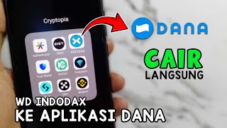 Cara WithDraw Saldo Indodax ke Dana  Mencairkan Saldo Indodax ke Aplikasi Dana  BKD tutorials [upl. by Rita]