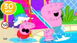 The Waterpark 💦  Peppa Pig Full Episodes [upl. by Odlanier]