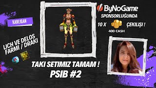 PSİB 2  İNT Takı Setimiz Hazır  ByNoGame sponsorluğunda 10x 400 cash Çekilişi  Knight Online [upl. by Haidabo998]