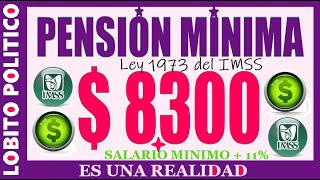 629💜PENSIÒN MÌNIMA GARANTIZADA IMSS LEY 1973 😃👍💲✅ méxico pensionissste pensionado imss [upl. by Nuawed]