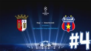 RPES 2013 Champions League cu Steaua Ep4 Braga  Steaua [upl. by Rebm]