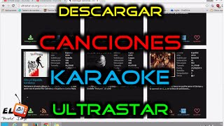 Como Descargar  Instalar las Canciones del Karaoke UltraSTAR Deluxe  Todas las canciones [upl. by Ecirtnuahs]