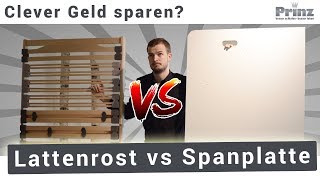 LATTENROST vs SPANPLATTE SelbstbauLattenrost [upl. by Petrick]