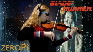 ZeroPi  Blade Runner End Titles Theme Synthpop Violin Cover Video [upl. by Aytnahs]