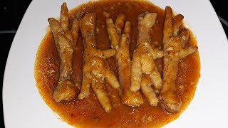 PATITAS DE POLLO EN SALSA DE CALLOS MUY FÁCIL Y DELICIOSA [upl. by Denis233]