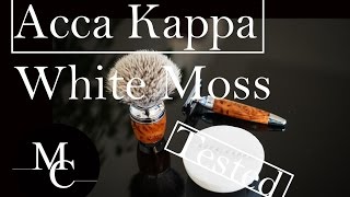 Best shaving soap  Acca Kappa white moss review [upl. by Neddra]