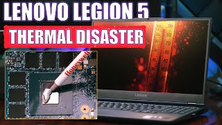 LENOVO LEGION 5 15ACH6H Thermal Paste Change Complete Guide  Honeywell PTM7950 [upl. by Valentin596]