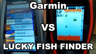 Garmin striker vivid 4cv and Lucky fish finder tutorial garmin fishfinder lucky [upl. by Annaili]