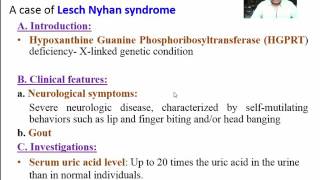 Lesch Nyhan Syndrome A biochemical basis [upl. by Nwahsyt]