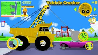 Vehicle Crusher 🚜🟡  UPDATE   Dude Theft Wars 😂 dude fun💥 EXE 537 [upl. by Navi]