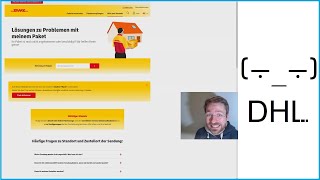 DHL Wo ist mein Paket Zwischen Wahnsinn amp Verzweiflung  Moschussde [upl. by Amalbergas]