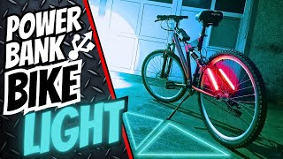 DIY Bike Light  Powered by a USB Power Bank P016 [upl. by Bunker]