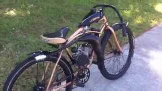 Motorized bicycle built 450 spent Beautiful AND Fast [upl. by Ttenneb]