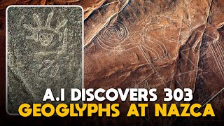 Artificial Intelligence Discovers 303 Geoglyphs in Nazca Peru [upl. by Ludwog]