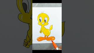 tweety bird drawing  how to draw Tweety Bird Drawing [upl. by Neve]