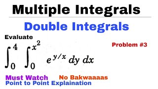 4 Double Integrals  Problem3  Multiple Integrals  Complete Concept [upl. by Laurita455]