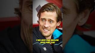 Peter Crouch on prime Stoke city 😂 football footballshorts [upl. by Ecienal]