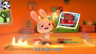 Fire Truck New Mission  Animals Houses on Fire  Animation amp Kids Songs collections  BabyBus [upl. by Lengel]